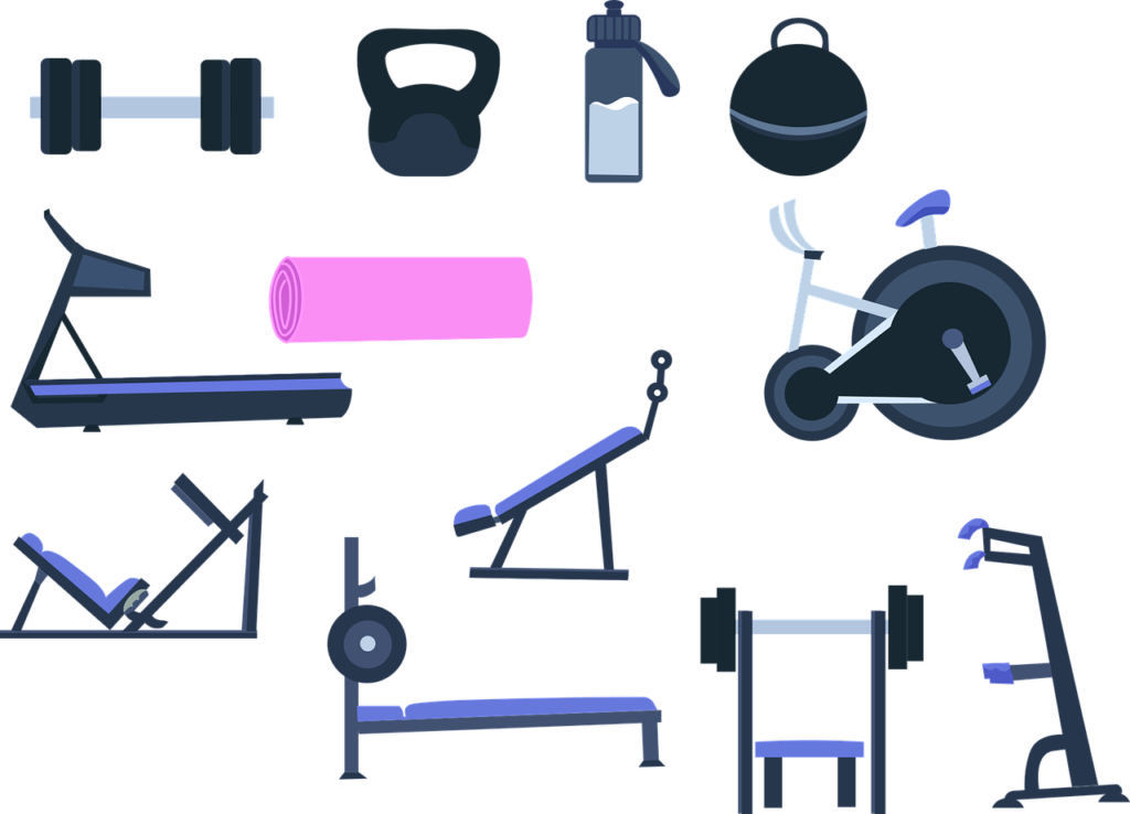 gym workout equipment names